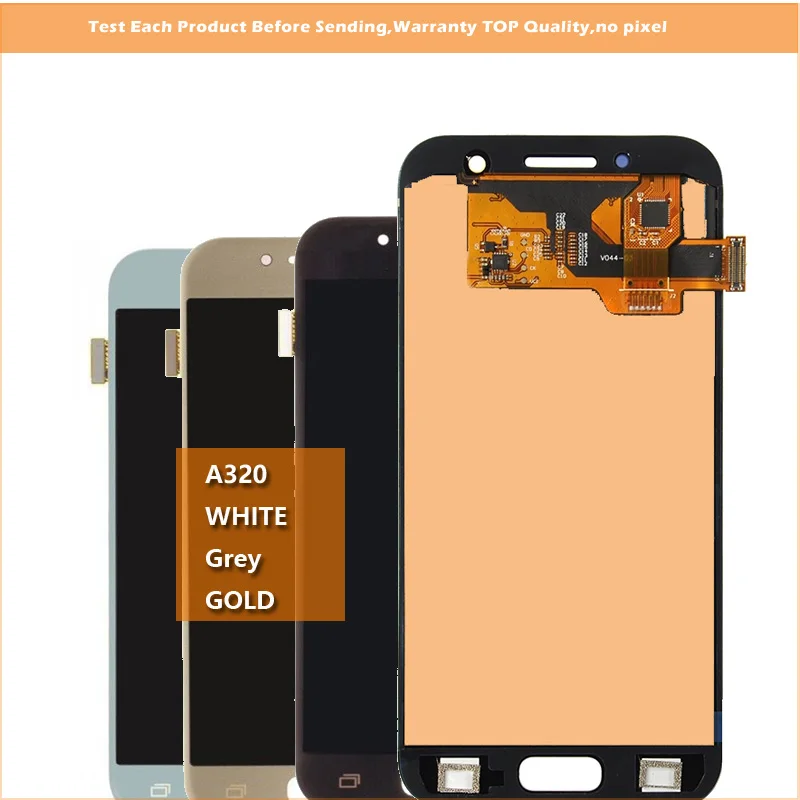 4,7 '' ЖК-дисплей для SAMSUNG Galaxy A3 A320M SM-A320F A320 A320F ЖК-сенсорный экран дигитайзер ЖК-замена