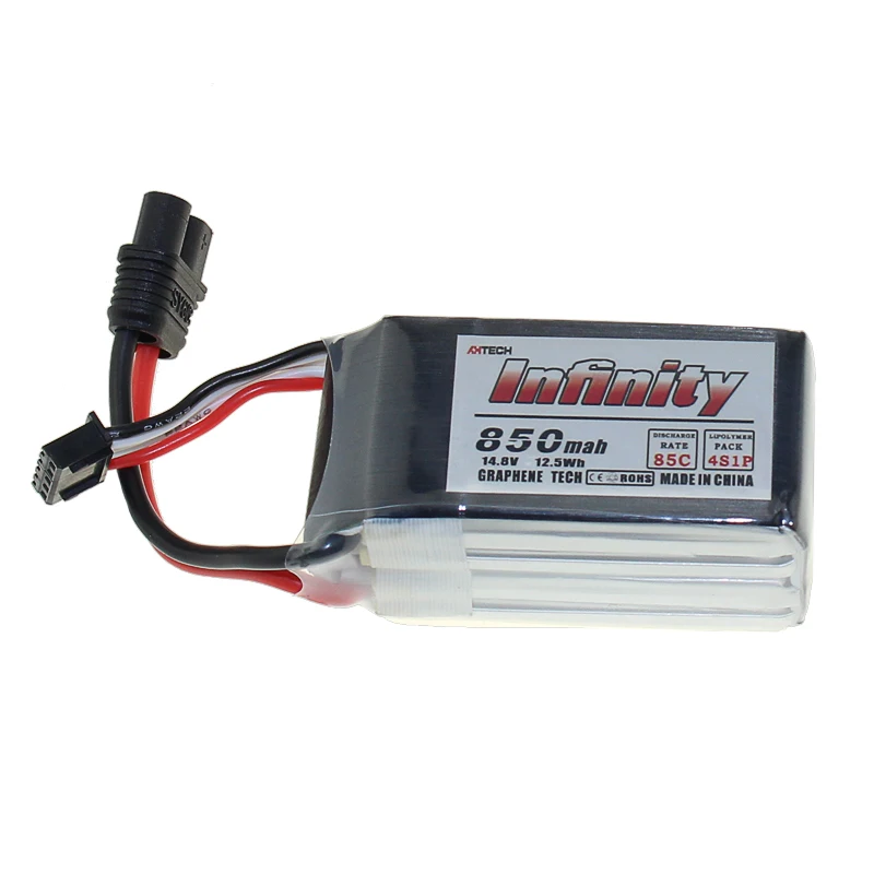 850mah 85C 4S (SY60) Infinity 7,4 V 850mAh 85C 2S 3S 11,1 V LiPo батарея XT30 разъем 4S 14,8 V SY60 XT60 вилки для RC FPV мультикоптера модели дрона - Цвет: 850mah 85C 4S (SY60)