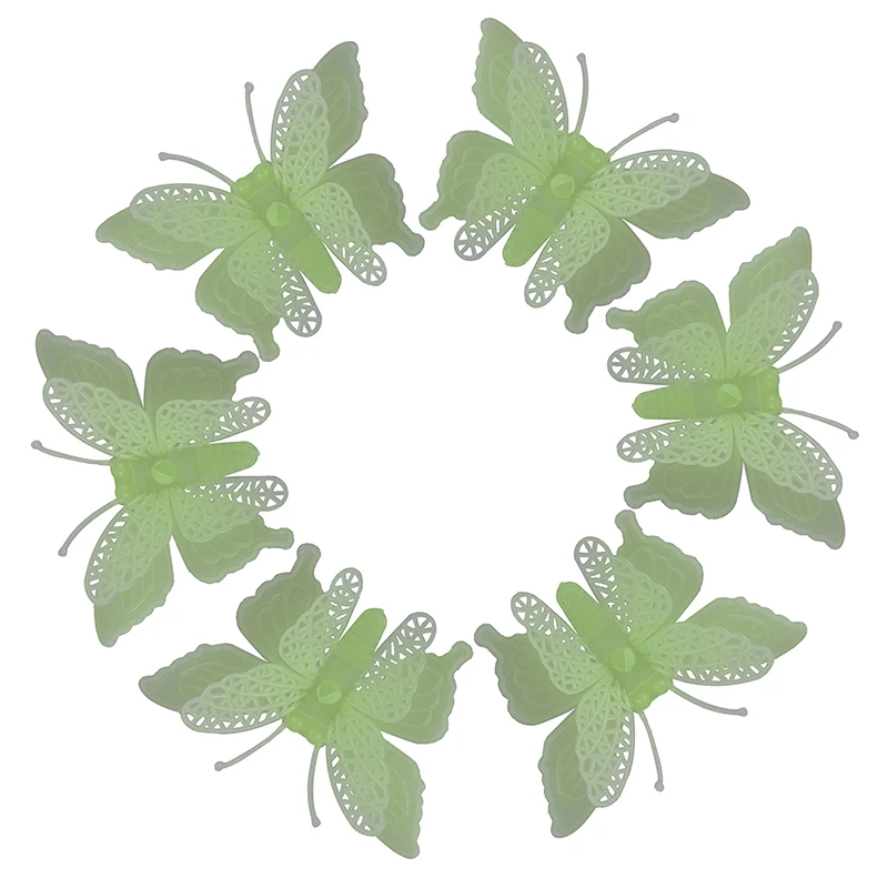 6 шт./компл. светящаяся игрушка-бабочка в темноте игрушка детский подарок |