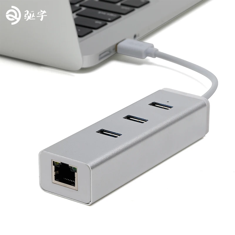 USB 3 0 Ethernet-адаптер с Порты хаб rj45 Gigabit Ethernet Lan 10/100/1000 мбит сетевой карты для ноутбука