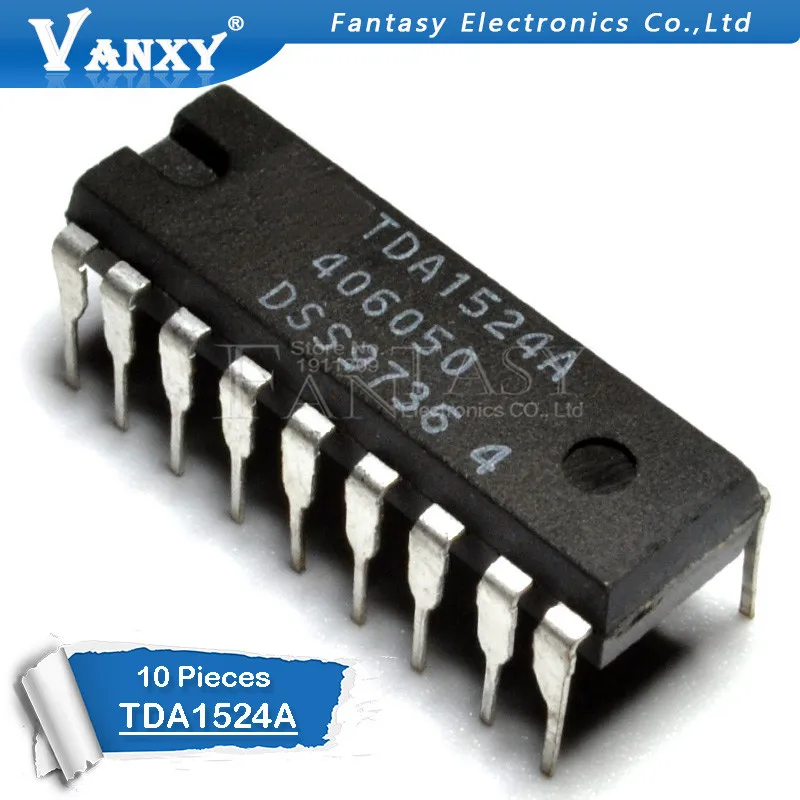 10 шт. TDA1524A DIP18 TDA1524 DIP-18 1524A DIP | Электронные компоненты и принадлежности