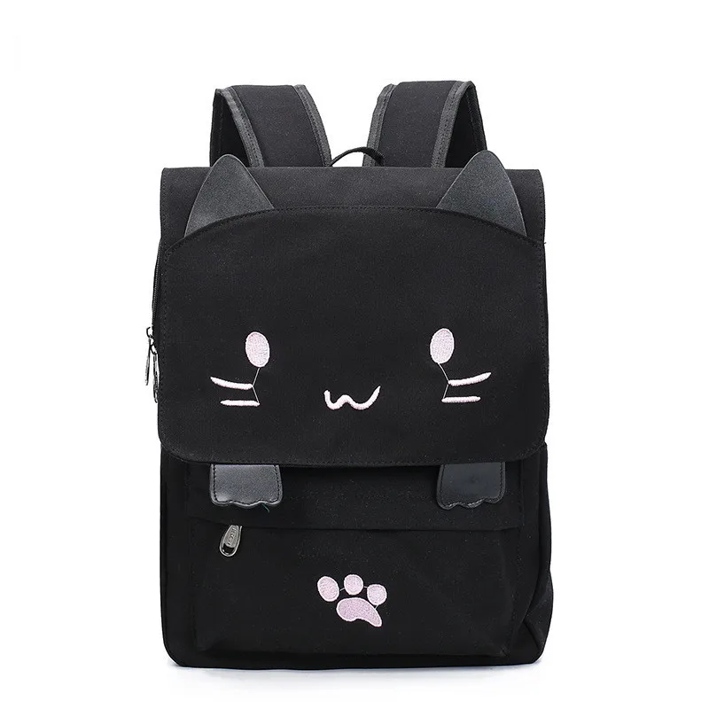Рюкзаки для девочек подростков милый рюкзак mochila feminina Холщовый Рюкзак аниме