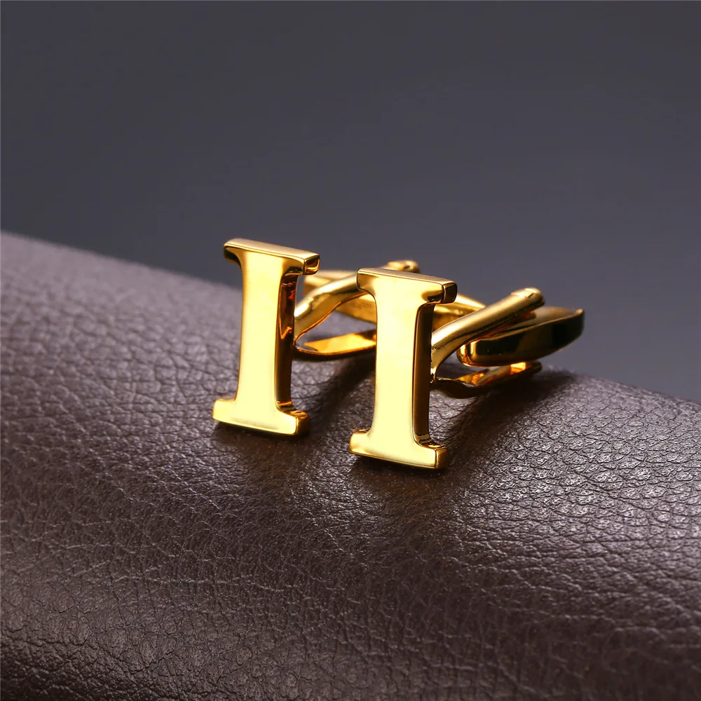 Новинка аксессуары запонки для мужчин высокое качество желтое золото/цвет