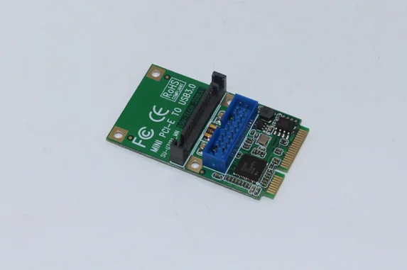 Mini PCIE USB Card MINI PCI-Express to USB3.0 Adapter 19Pin Header 5Gb SATA Power Half High Full Suitable for PC | Компьютеры и офис