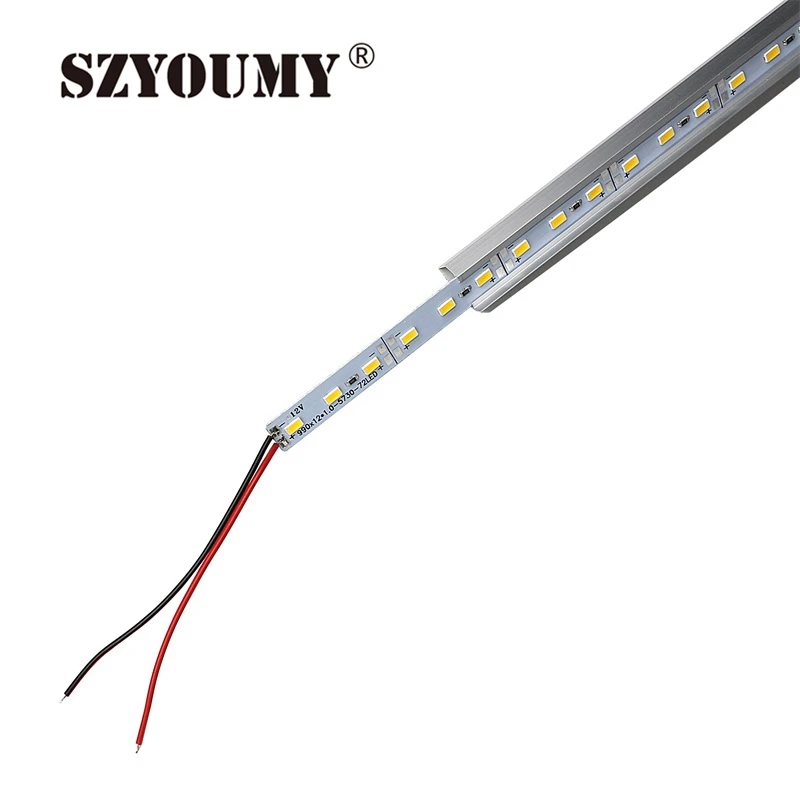 SZYOUMY 50 шт./лот 5630 SMD 36 светодиодов см Светодиодная панель для шкафа светодиодная
