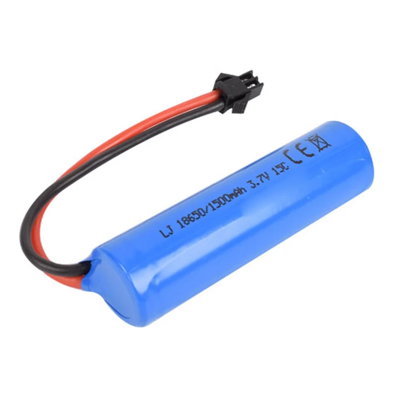 RC 18650 Li-Ion Batteryb 1500mah 3 7 V 15C для Радиоуправляемый Дрон автомобиль лодка игрушки SM-2P jst