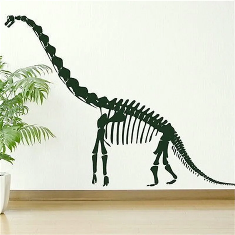 

Huge Brachiosaurus Dinosaur DIY For kids room Nursery bathroom Waterproof wall stickers home decor vinyl mural Poster paper