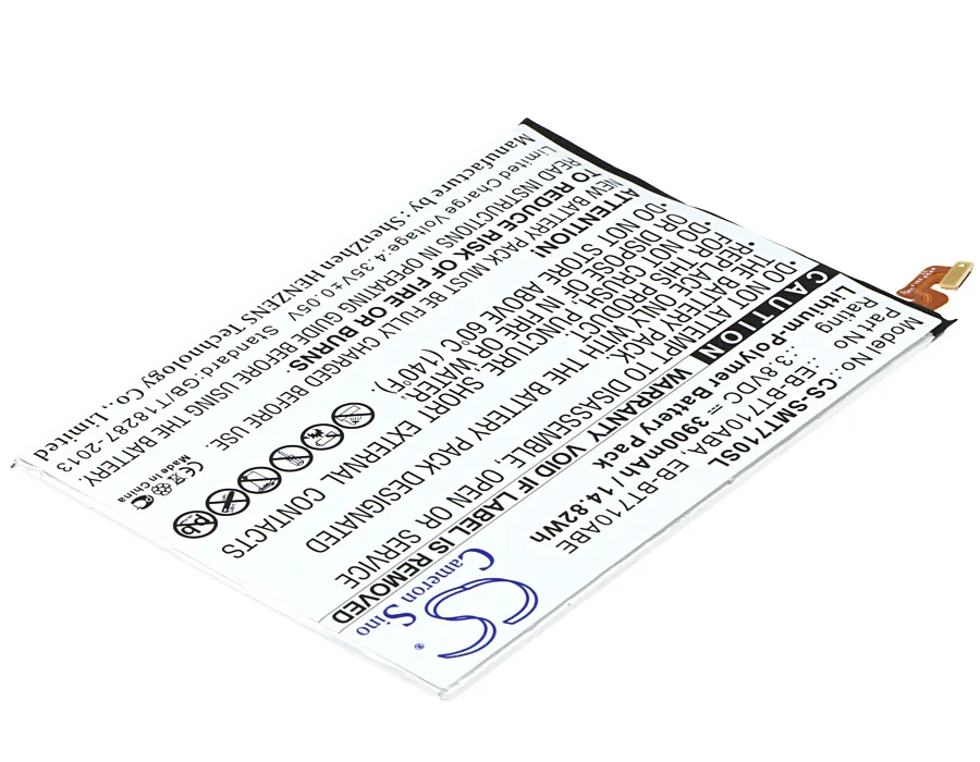 EB BT710ABA батареи Cameron Sino 3900mAh для Samsung SM T710 T713 T715 T715C T715N0 T715Y T719 T719C T719Y|Батареи
