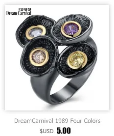 DreamCarnival, новинка 1989, Брендовое готическое кольцо для женщин, Большой Голубой квадрат, сверкающий срез, кубический цирконий, свадебные украшения, WA11550