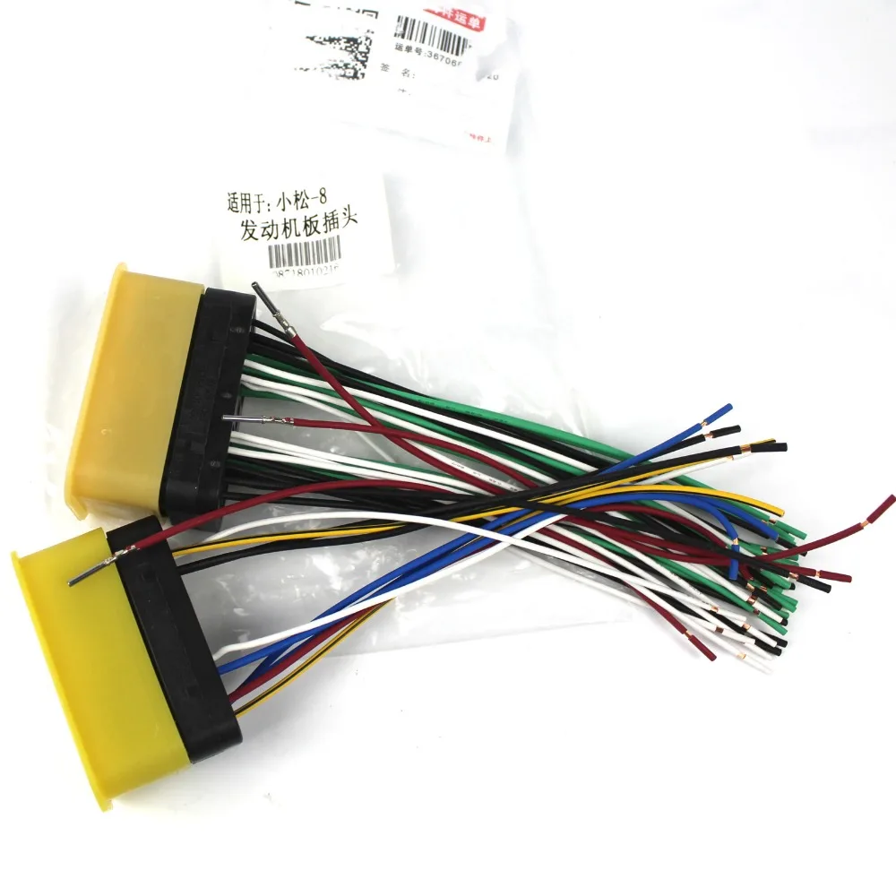 PC200-8 Engine Controller Connector Plug Wire for Komatsu PC-8 Excavator CPU Box Socket Cable 3 month warranty | Автомобили и