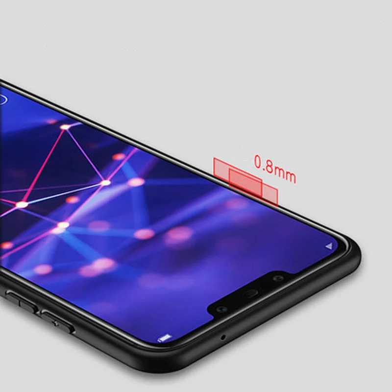 

Coque For Huawei Mate 20 Lite case tempered glass + soft edge back cover For Huawei Mate 20lite case Mate20 lite glass shell