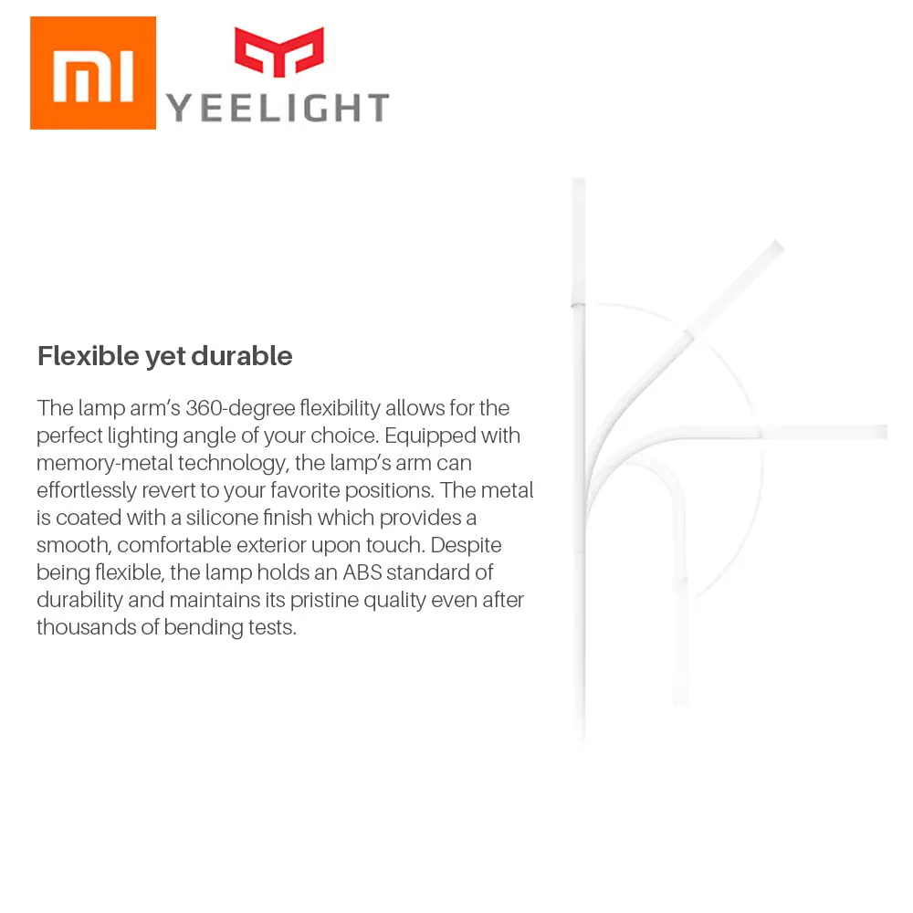 Новое прибытие Xiaomi Мини Йи светильник светодиодный настольная лампа смарт-настольная лампа складной сенсорный Eyecare Настольный светильник белый и теплый