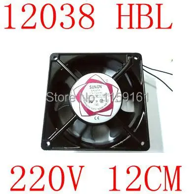 Бесплатная доставка двухшариковый охлаждающий вентилятор DP200A P/N2123HBL copper 12038 HBL 220
