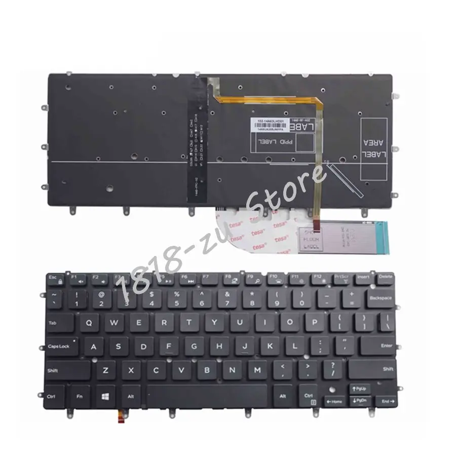 Клавиатура для ноутбука DELL Inspiron XPS 13 7000 7347 7348 7352 7353 7359 15 7547 7548 9343 9350 9360 N7548 P54G P57G с