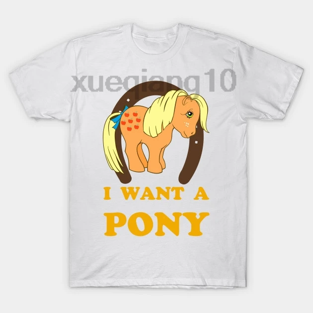 Ретро G1 My Little Pony Эплджек футболка|Мужские футболки| |