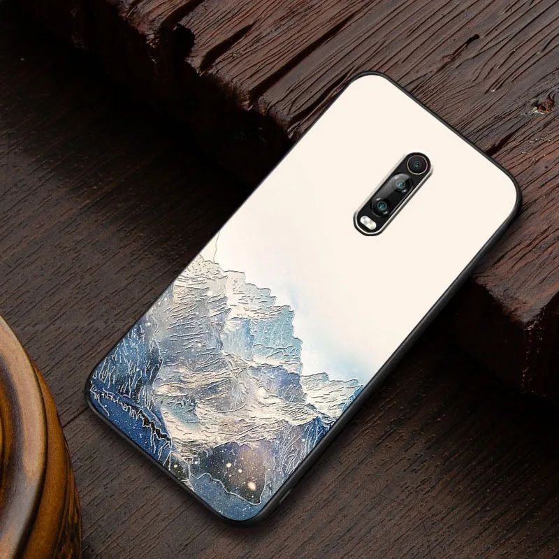 

Embossed vintage East Asian Chinese Japanese style case For Xiaomi Redmi K20 PRO 9T PRO phone shell cover case