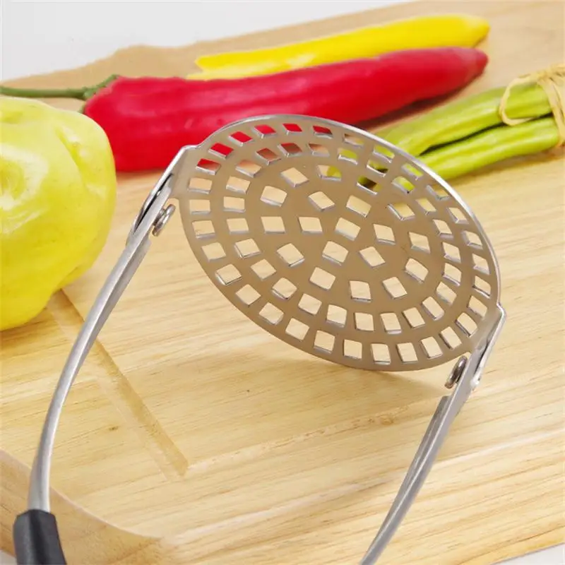 Толкатель из нержавеющей стали/Толкушка с широкой давящая плстина для гладкого