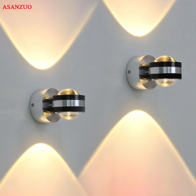 

Up down wall lamp led modern indoor decoration light Living Room Bedroom Bedside Aisle Wall Lamp 6W AC85V-265V