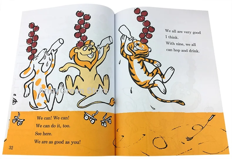 Серия Dr. Seuss, интересный сюжет, детская картина, английские книги, детский фестиваль, подарок, 20 книг на выбор