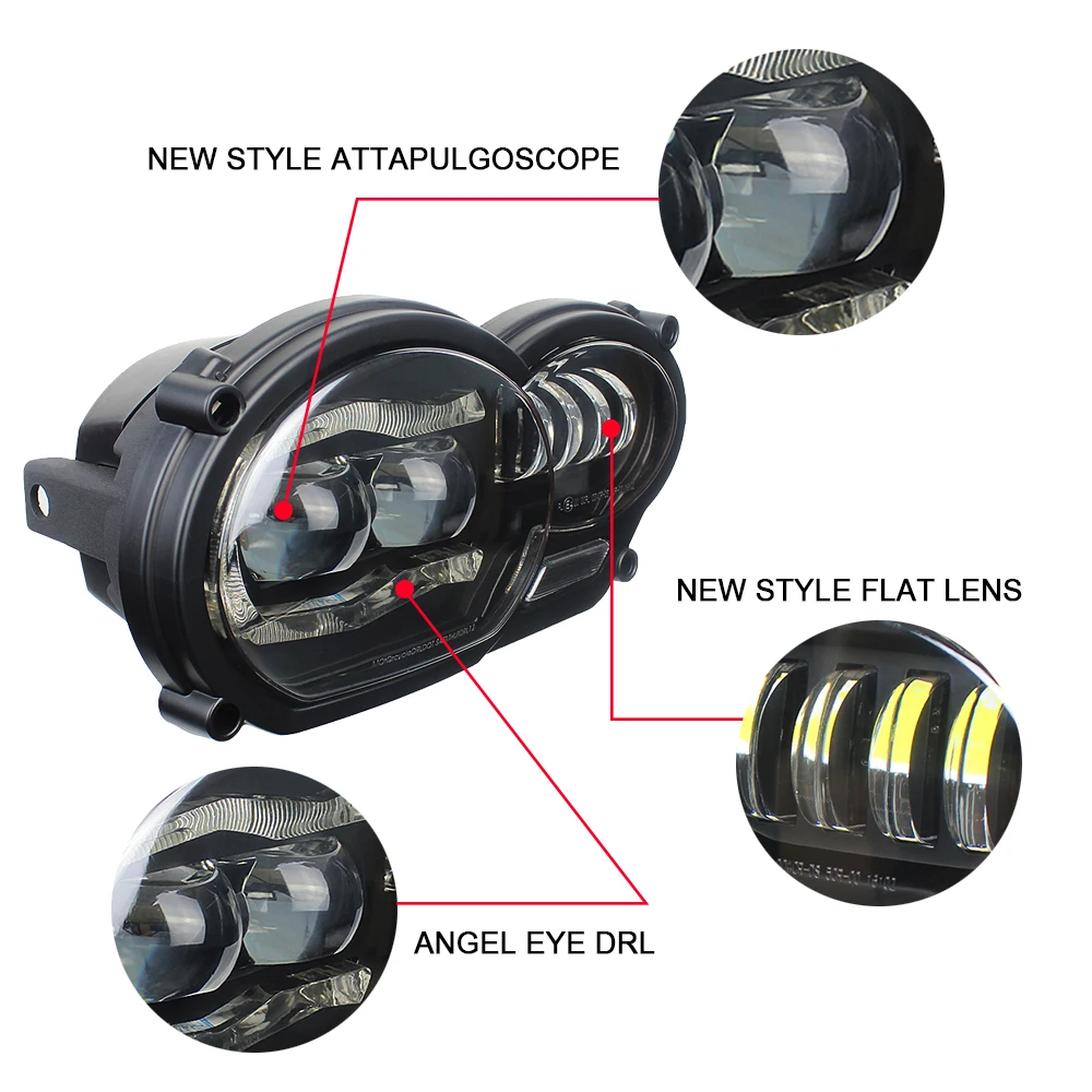 Светодиодная передняя фара с белым DRL для BMW R1200GS R1200 GS adv LC 2004 2012 подходит масляного