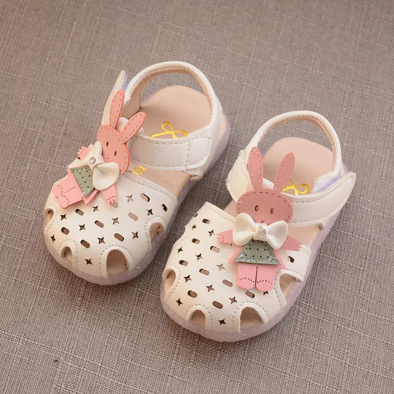 Летние сандалии для маленьких девочек возрастом от 1 до 3 лет обувь принцессы со