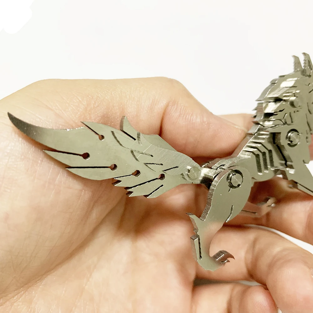 Творческий 3D модель Съемная Повезло Бог Зверь волк готовый продукт не сборки