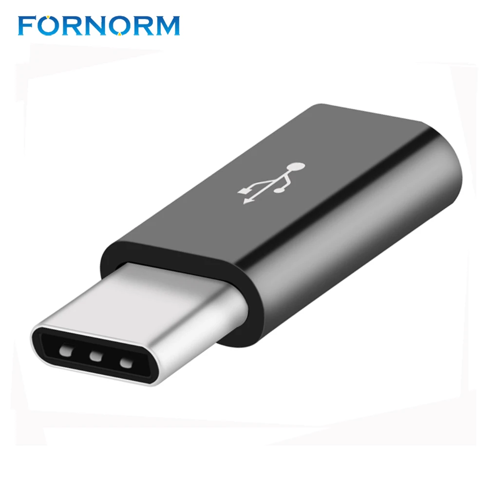 FORNORM Кабель с разъемом USB типа C В комплект поставки входит адаптер Micro мама к USB-C