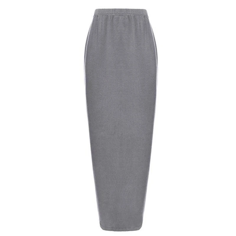 Скромные длинные мусульманские юбки Исламская одежда элегантные с высокой