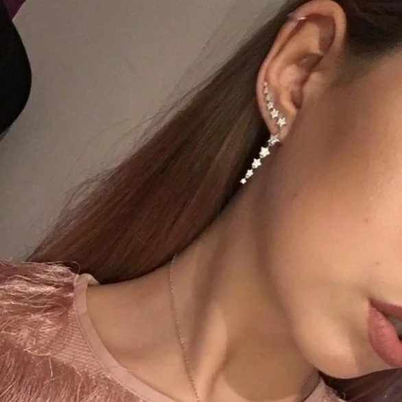 Новые стильные серьги с пятиконечной звездой модные роскошные винтажные