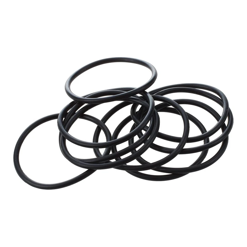 Rubber O Rings 10 Pcs 35mm x 2mm Industrial Flexible Ring Seal Washer fits for vacuum tube to stop noise and rattle of | Обустройство