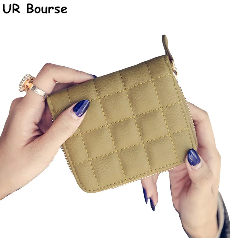 UR Burse Новый женский маленький кошелек короткий на молнии милый школьный