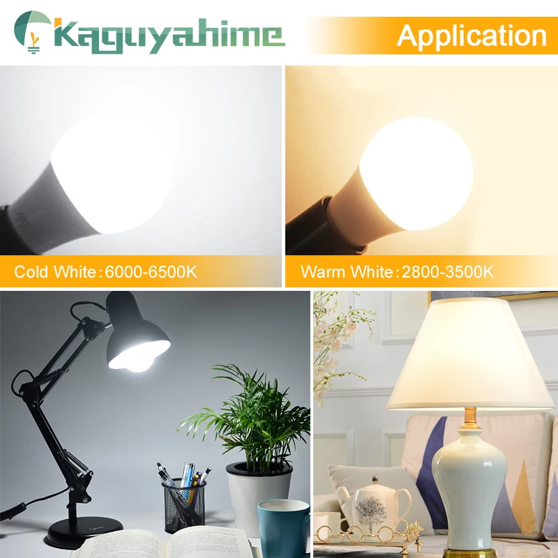 

Kaguyahime 1pc/5pcs E27 Bulb E14 LED 15W AC 220V E27 LED Spotlight Dimmable Bulb High Brightness Lampadas Lamparas Bombillas