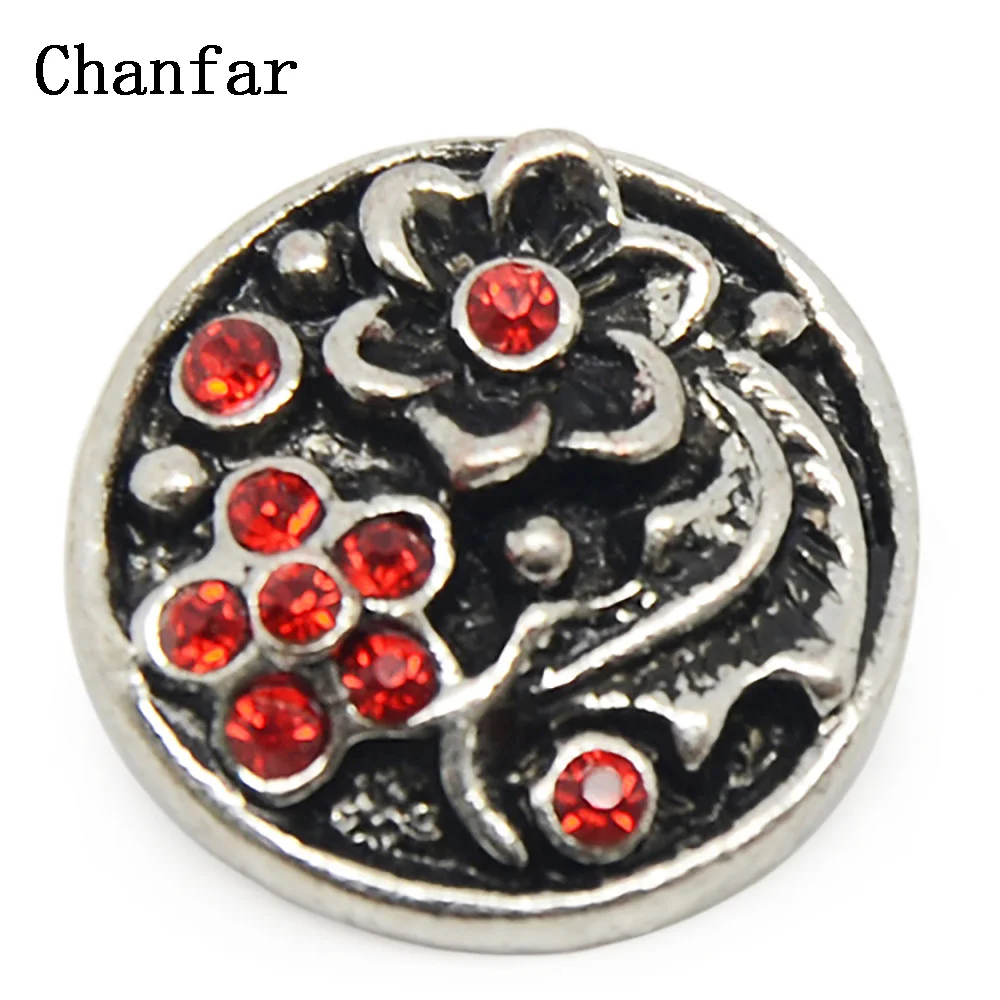 

Hot Wholesale Bracelet bangle Snap Button Charms Rhinestone Style Snap Button Beads