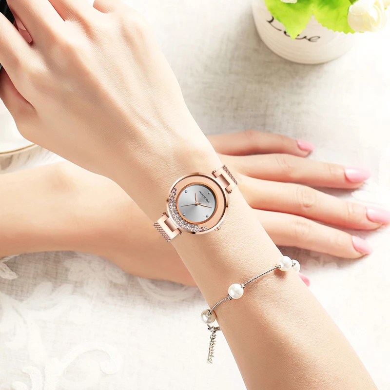 Women Watches Luxury Famous Brand Elegant Dress Quartz Ladies Rhinestone Wristwatch Relogios Femininos Rose Gold waches | Наручные часы