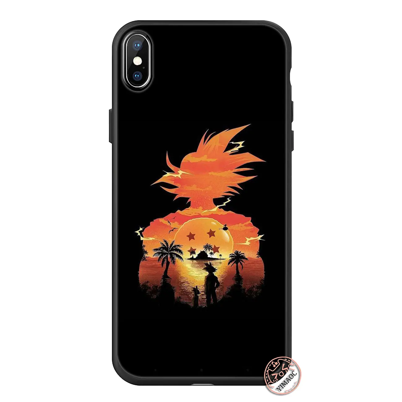 2 YIMAOC Dragon Ball z Goku Мягкий силиконовый чехол для телефона iPhone 11 Pro XS Max XR X 6 6S 7 8 Plus 5 5S SE 10 TPU черный чехол - Цвет: 2