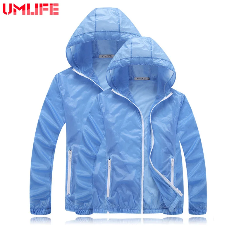 Мужская и Женская ветровка UMLIFE Спортивная быстросохнущая с защитой от солнца