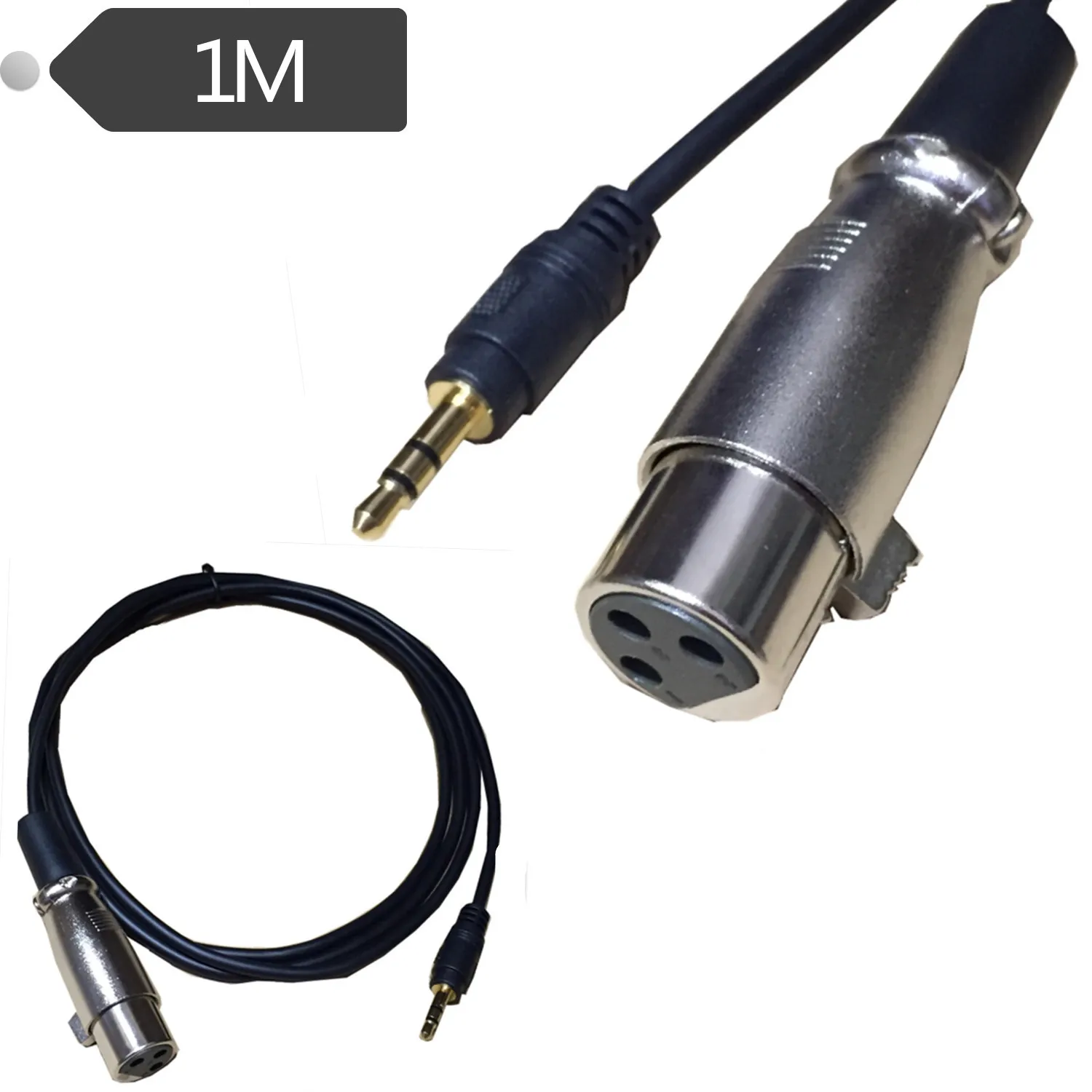 3 5 мм 1/8 &quotПапа к 3Pin XLR Женский стерео аудио миксер amp Кабель 1 м| |