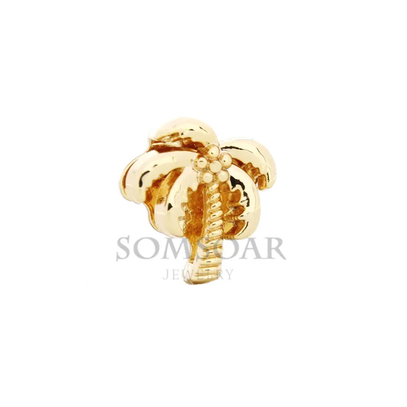 Somsoar ювелирное изделие пальмовое кокосовое дерево подходит для кожаной