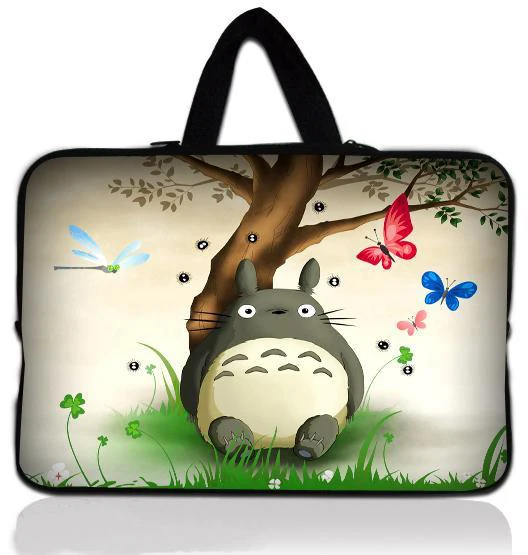 totoro Волк 11 13 13,3 чехол сумка для ноутбука для Macbook Air Pro retina lenovo Dell, HP, Asus acer surface pro 3 4 ноутбук рукав 15 15,4 15,6 - Цвет: totoro