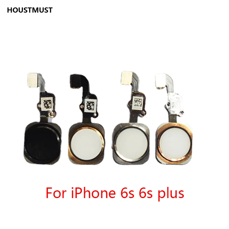 2 шт. кнопка домой с гибким кабелем для iPhone 5 5C 5S 6 6Plus 6s plus 7 7Plus домашняя Flex