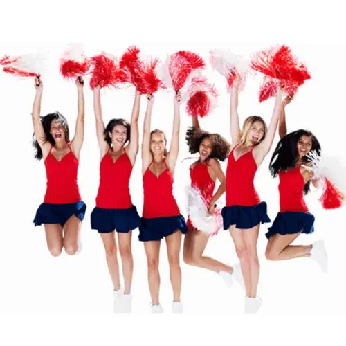 Поп ручной Poms Cheerleader Cheer Dance вечеринка декор футбольного клуба| |