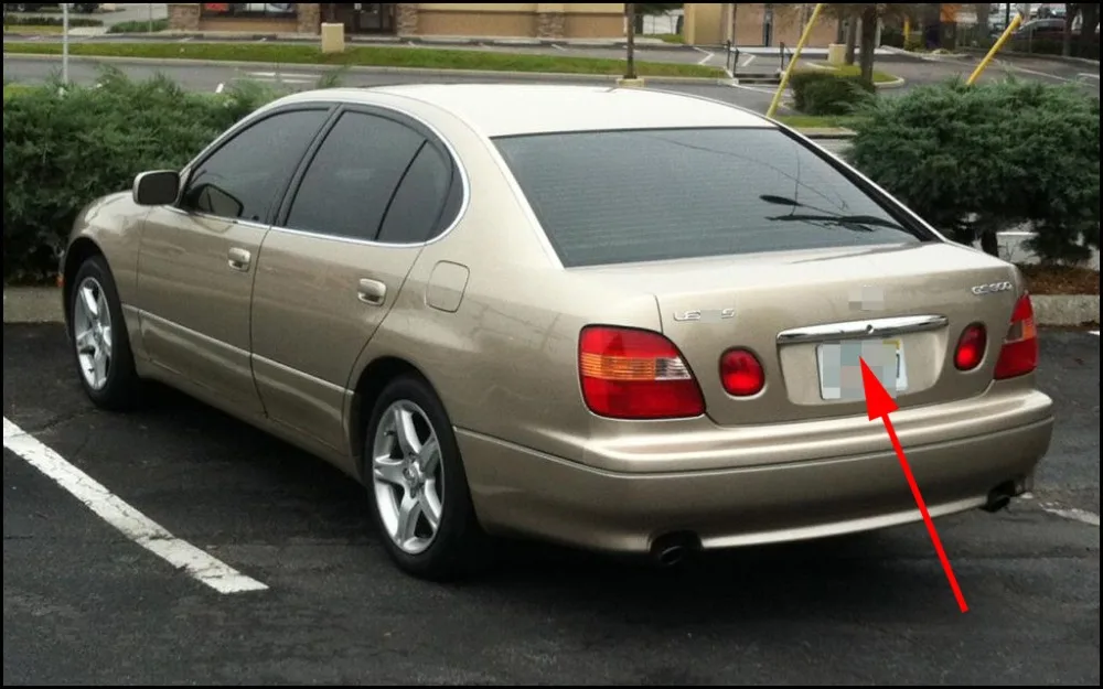 AUTONET HD камера заднего вида ночного видения для Lexus GS300 S160 для Toyota Aristo 1997~ 2005 CCD/камера номерного знака