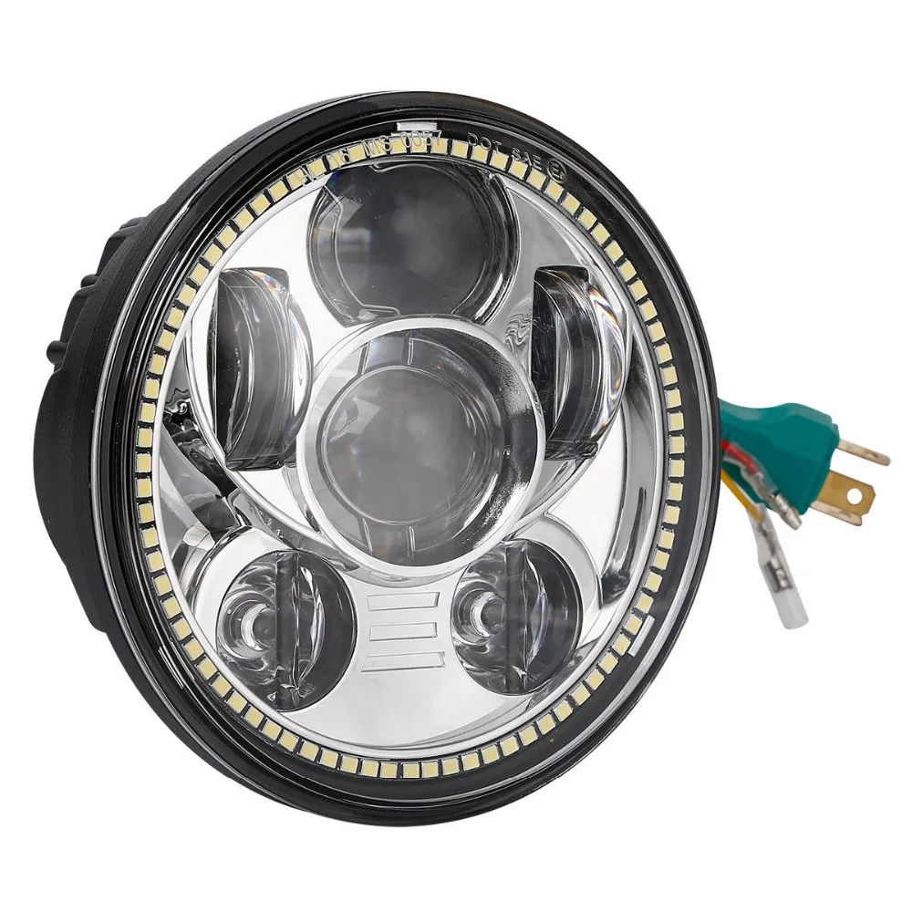 Светодиодный прожектор 5 75 дюйма лампа для фар Harley VRSCD VRSCDX FLSTSB FLSTSC FXST Dyna FXDB XL 1200| |