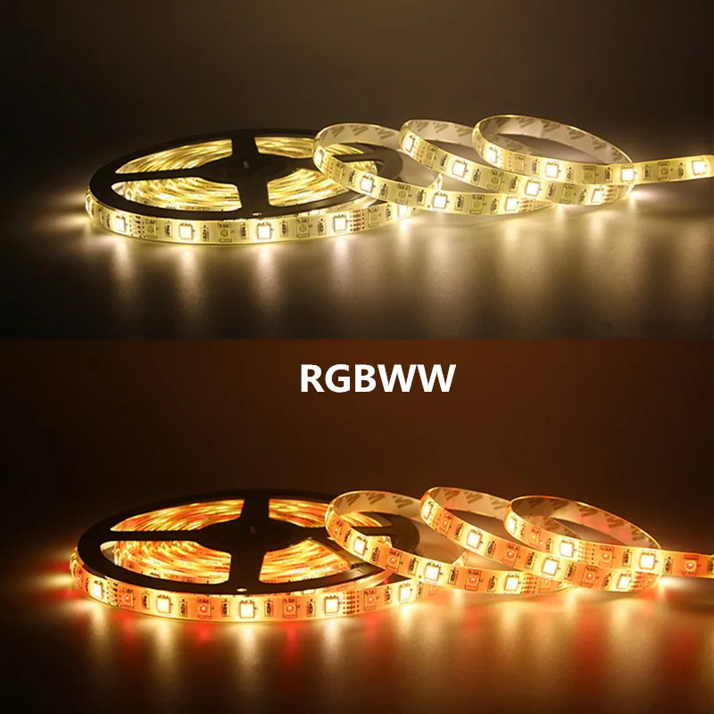 Светодиодный водонепроницаемый ленточный светильник 5 м 300 светодиодов 5050 RGB RGBWW 12