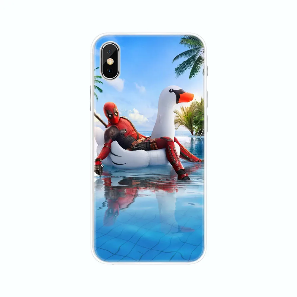Deadpool Super Cool Cute Soft TPU Silicone Case Cover For Apple iphone X XR XS Max 5 5S SE 6 6S 6Plus 7 7Plus 8 8Plus |