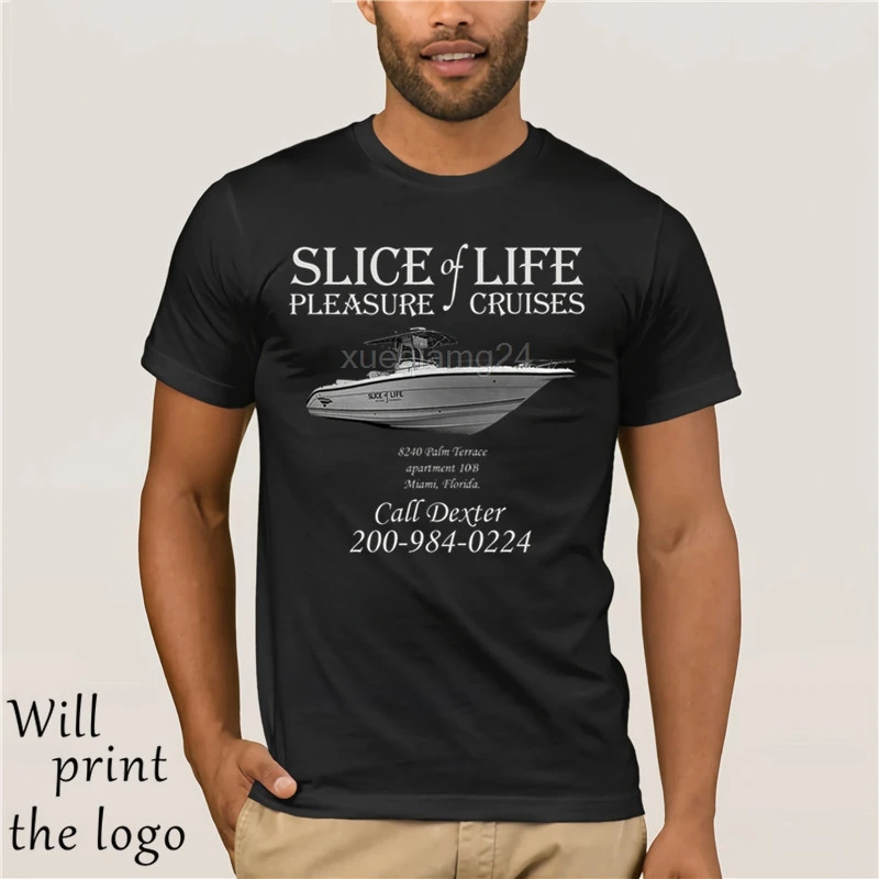 Футболка Dexter inspired slice of life pleasure cruises футболка с короткими рукавами из 100% хлопка