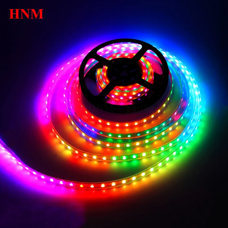 5V 30/60/72/144 светодиодный s/m пикселей RGB WS2813 полосы светильник 5050 SMD Рождество ТВ