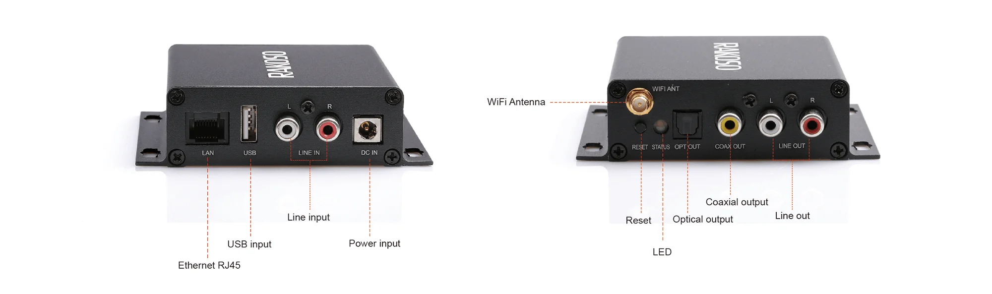 RAKOSO X10 WiFi Hi-Fi предусилитель с ESS dac line out Оптический коаксиальный выход линия в usb LAN Spotify Airplay DLNA Multiroom APP