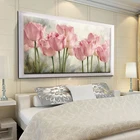 Алмазная живопись Розовые тюльпаны, сделай сам, алмазная вышивка, серия цветов, украшение для гостиной, хороший подарок для семьи