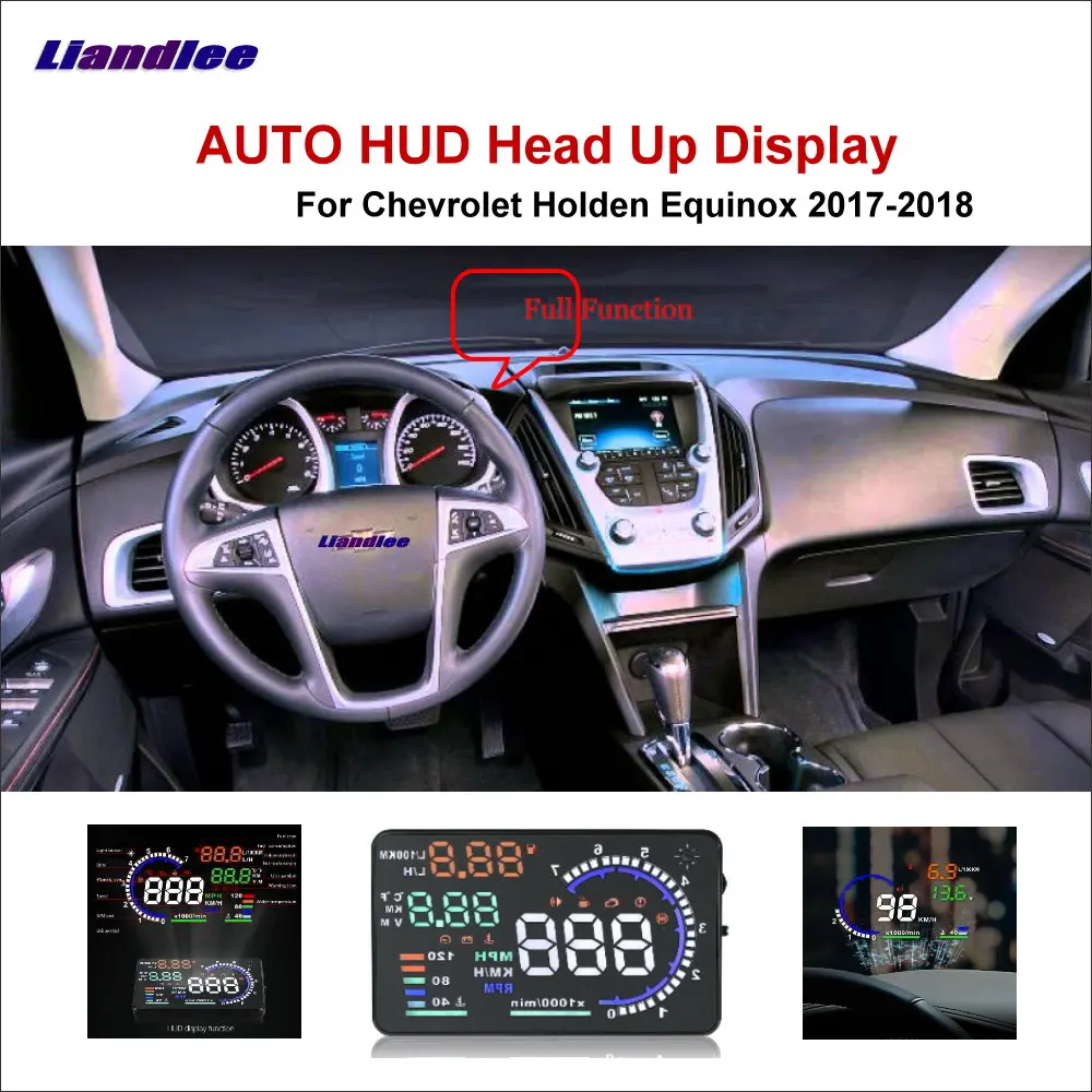 Liandlee HUD Автомобильный дисплей для Chevrolet Holden Equinox 2017 2018 безопасный экран вождения OBD